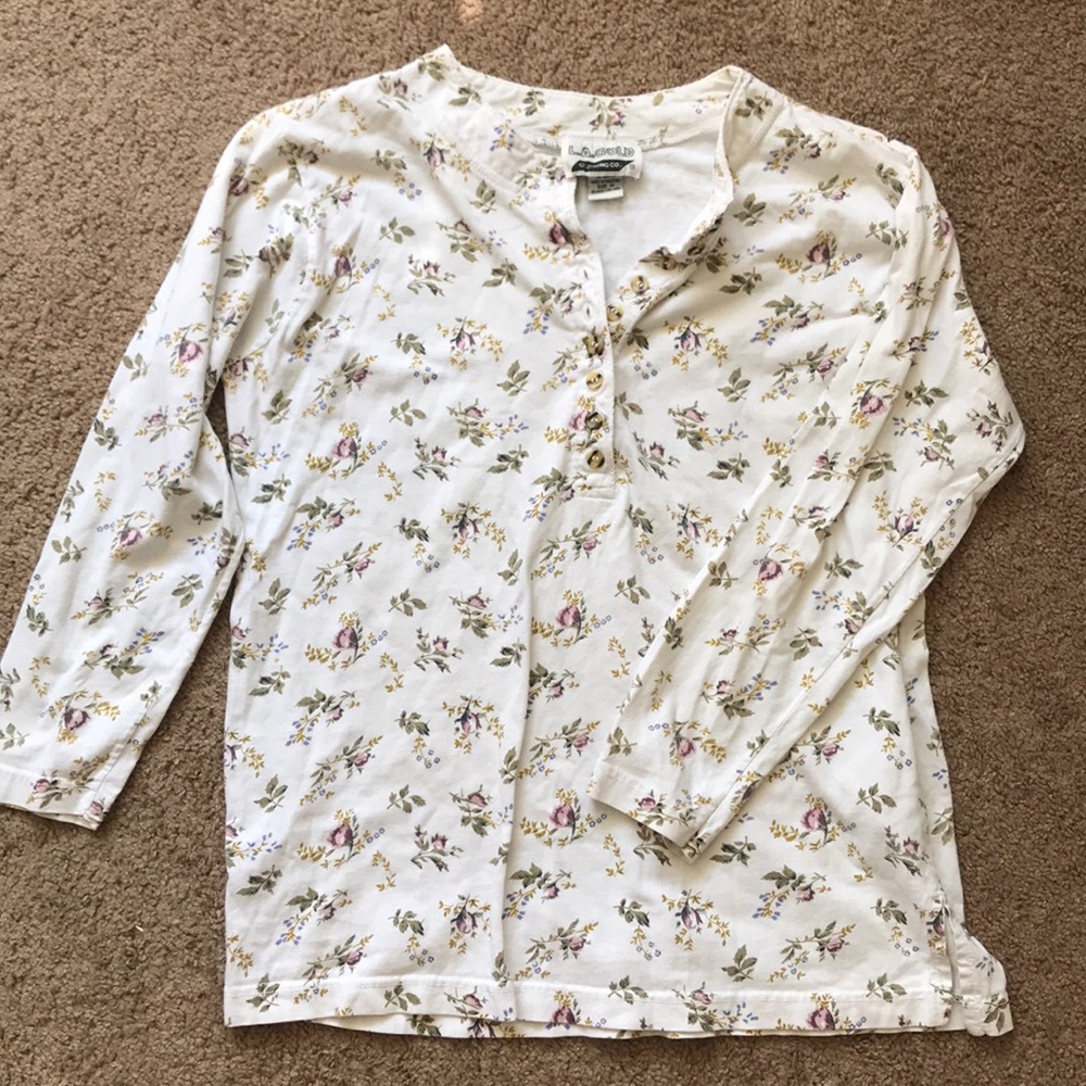 Women’s Floral LA Gold Longsleeve - Picture 1 of 2